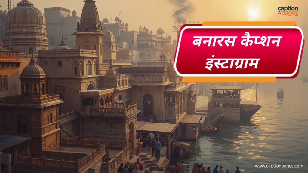 Banaras Captions For Instagram in Hindi