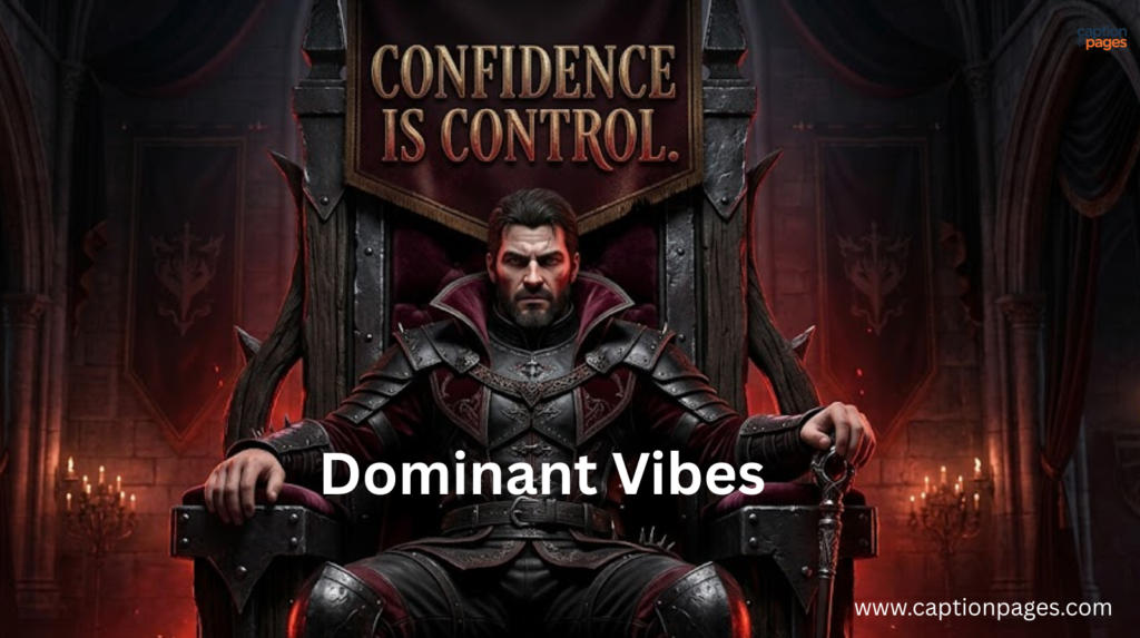 Bold Cei Captions for Dominant Vibes