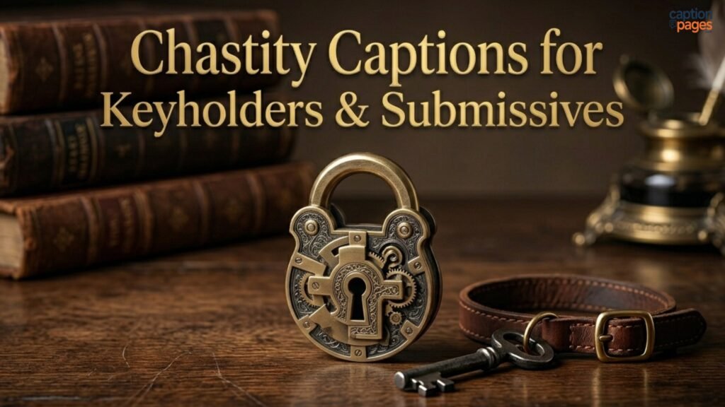 Chastity Captions for Keyholders & Submissives