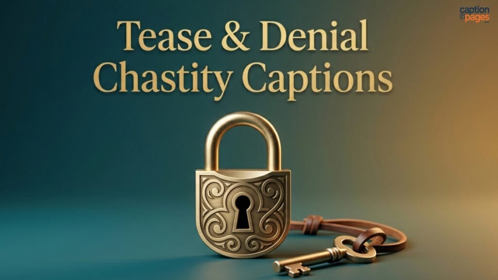 Tease & Denial Chastity Captions