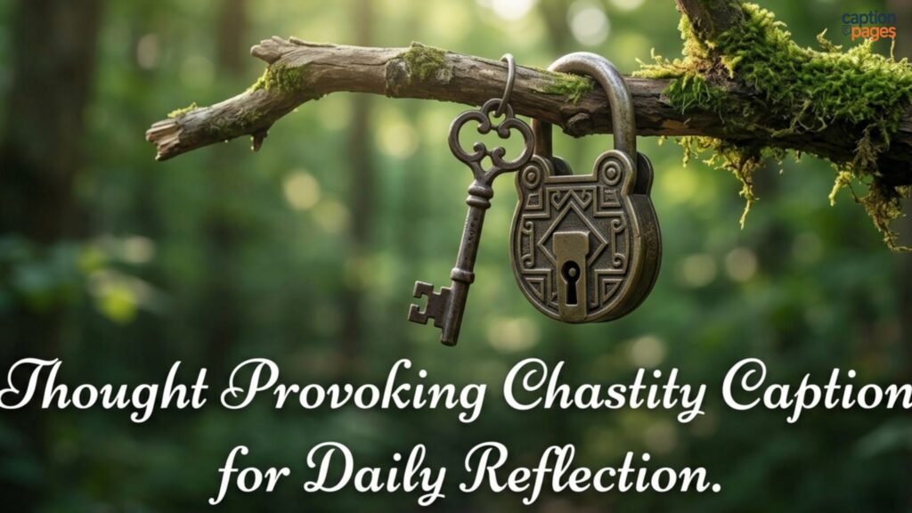 Thought Provoking Chastity Captions for Daily Reflection