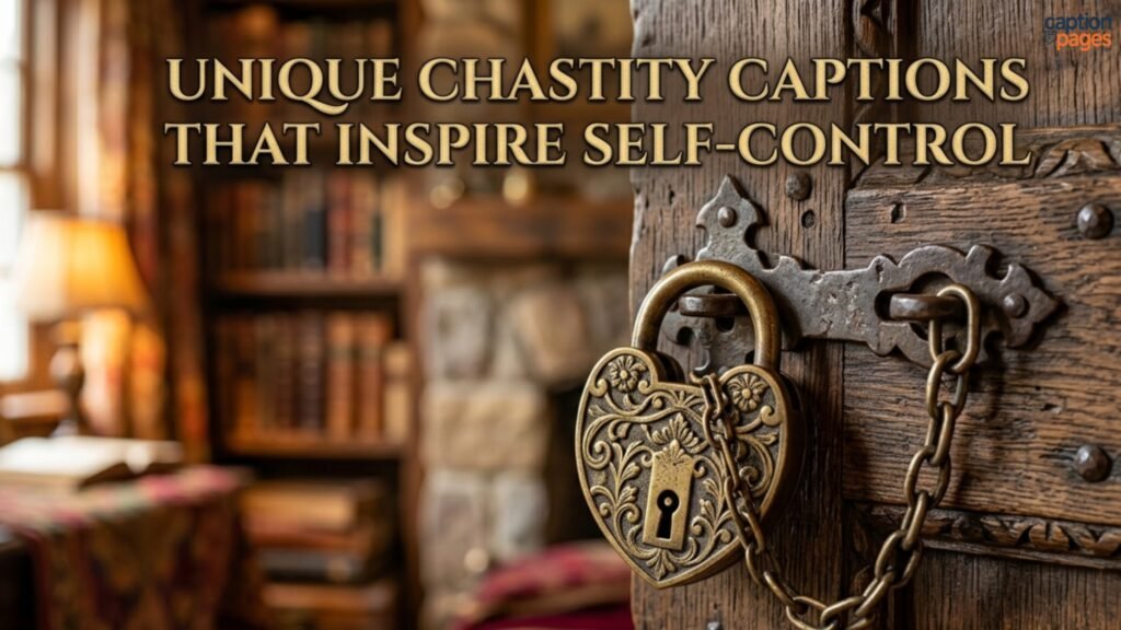 Unique Chastity Captions That Inspire Self-Control
