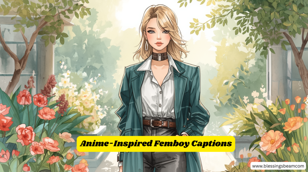Anime-Inspired Femboy Captions
