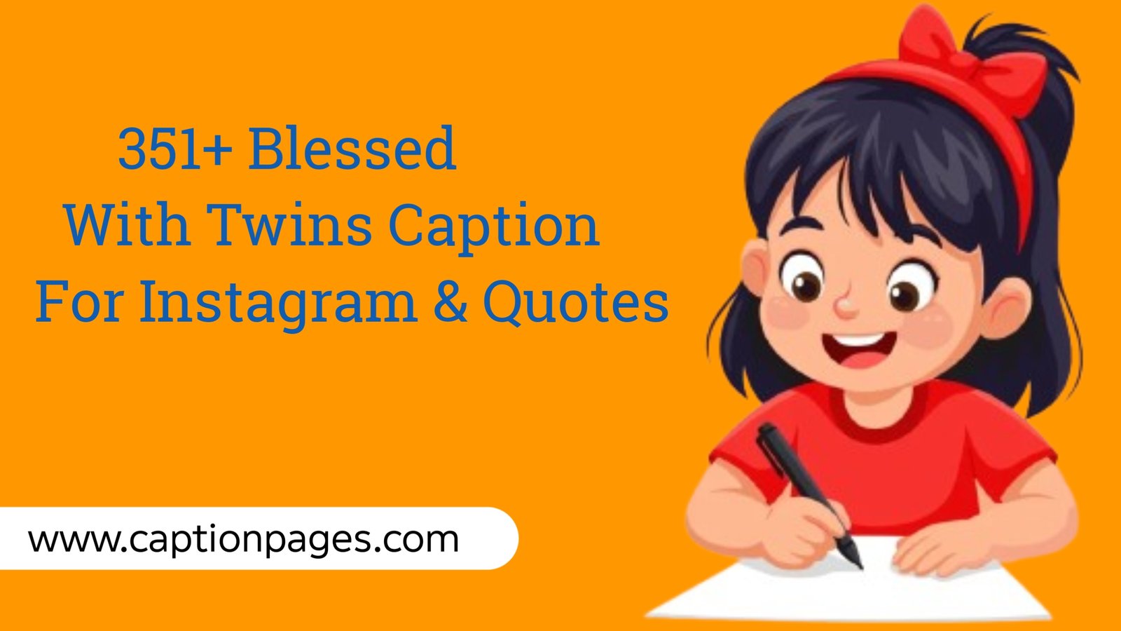 blessed with twins Caption