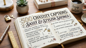 500 Chastity Captions: Sassy & Stylish Sayings